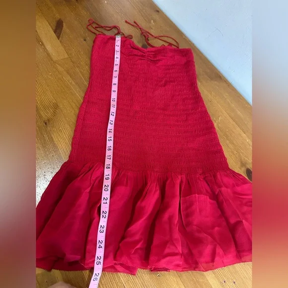 Reformation Red Mini Dress - Picture 10 of 14